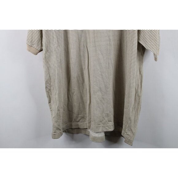 Vintage 90s Mens Large Rayon Gabardine Block M University of Michigan Golf Polo - Picture 14 of 14